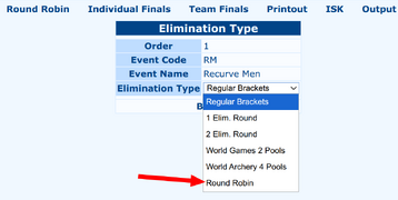 Eliminations Settings